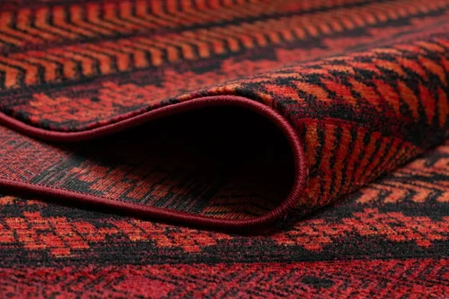 Dywan orientalny Orient 5132 bordowo-czarny - bok