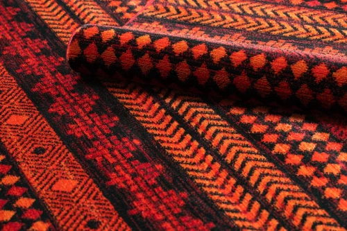 Dywan tradycyjny Orient 5132 bordowo-czarny - runo