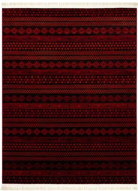 Dywan tradycyjny Orient 5132 bordowo-czarny