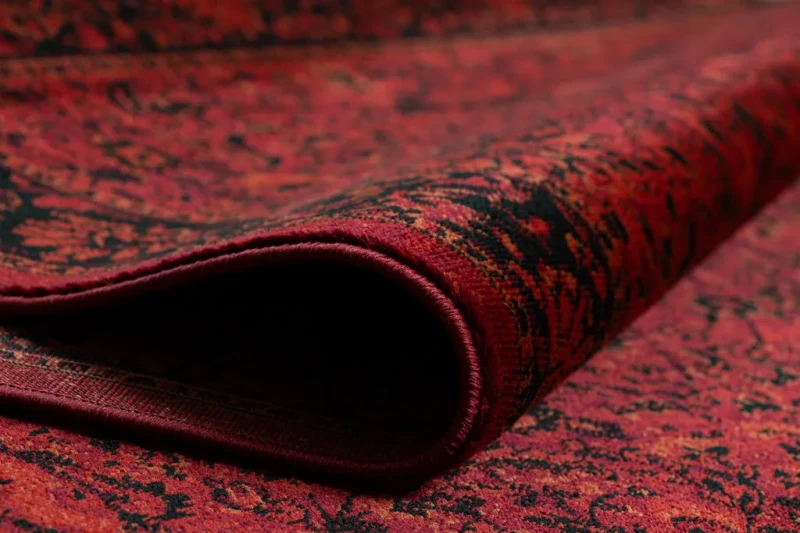 Dywan klasyczny Orient 5125 bordowo-czarny - bok