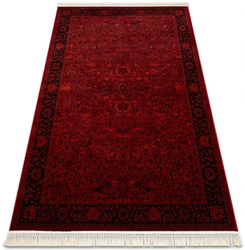 Dywan tradycyjny Orient 5125 bordowo-czarny - rzut ukośny