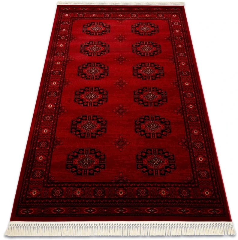 Dywan tradycyjny Orient 6871 bordowo-czarny - rzut ukośny