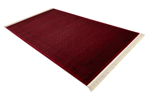 Dywan klasyczny Orient 2958 bordowo-czarny - rzut z boku