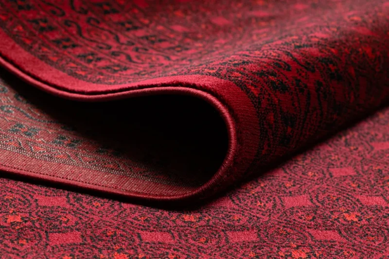 Dywan tradycyjny Orient 2958 bordowo-czarny - bok