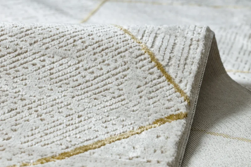 Dywan Duke 51245 kremowo-złoty - bok