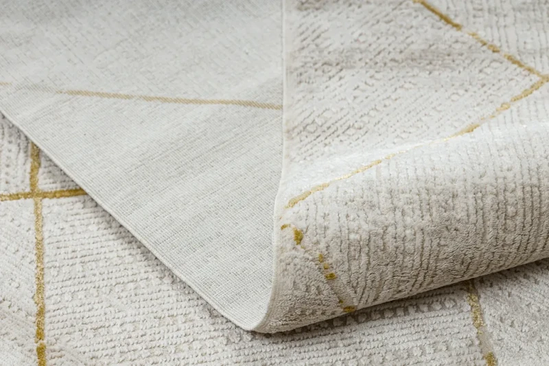 Dywan Duke 51245 kremowo-złoty - spód