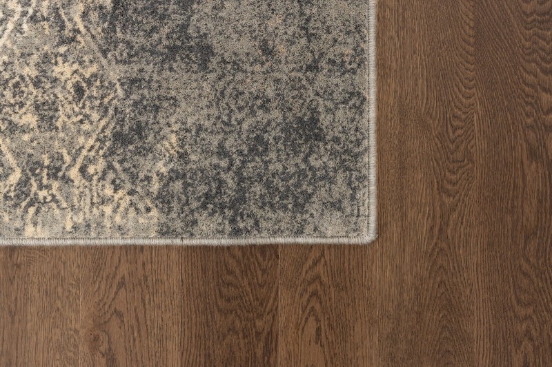 Brzegi dywanu Agnella Isfahan Rezi kolor popiel