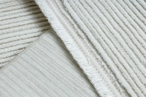 Dywan w pasy  Duke 51376 krem - frędzle