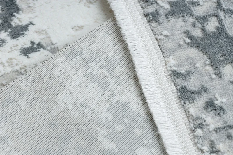 Dywan Duke 51378 kremowo-szary - frędzle