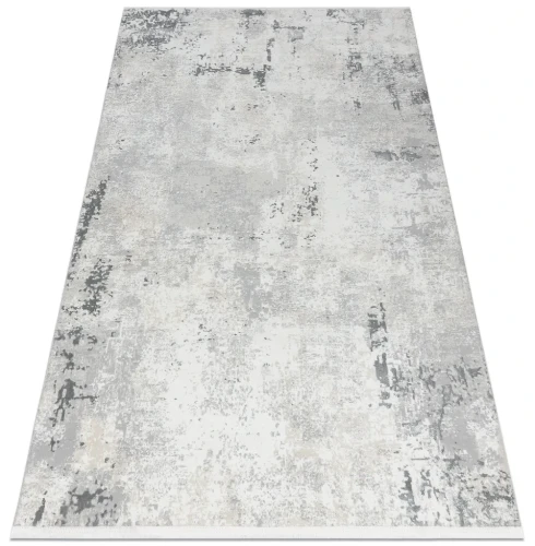 Dywan przecierany Duke 51378 kremowo-szary - rzut ukośny