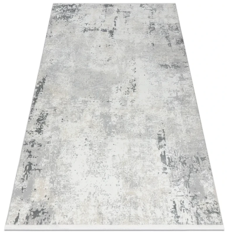 Dywan przecierany Duke 51378 kremowo-szary - rzut ukośny