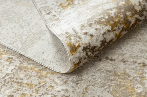 Dywan nowoczesny Duke 51546 beżowo-złoty - spód