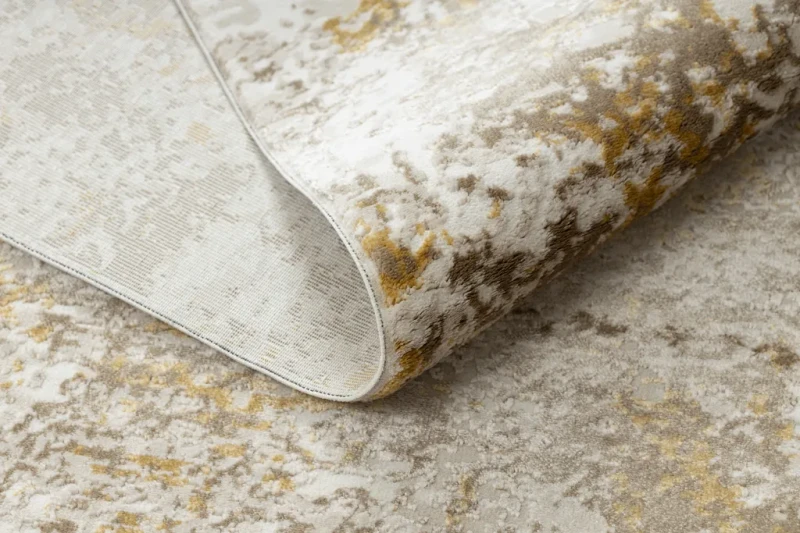 Dywan nowoczesny Duke 51546 beżowo-złoty - spód