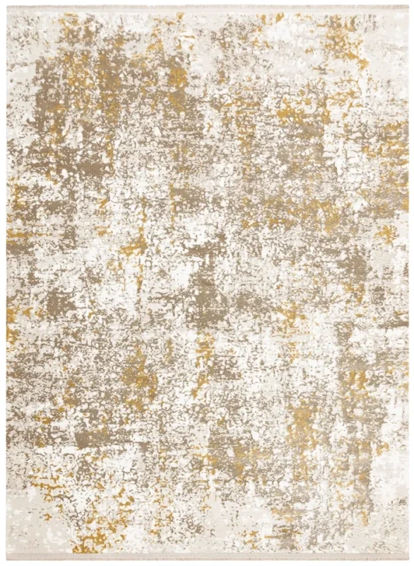 Dywan nowoczesny Duke 51546 beżowo-złoty