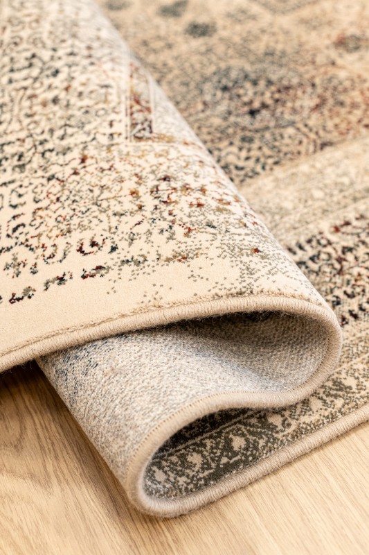 Obszycie dywanu wełnianego Dywilan Superior Mamluk kolor kremowy