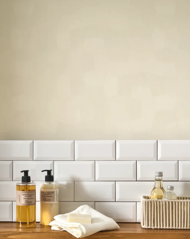 Tapeta nowoczesna do kuchni Casadeco Solaris 201890039 Selene.webp