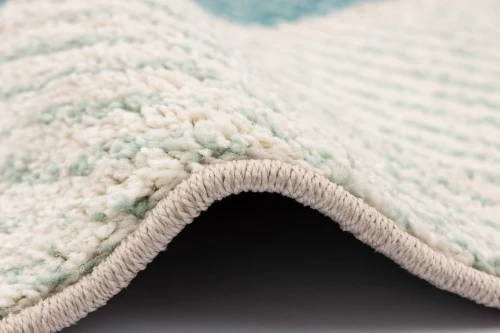 Dywan FD Funky Top Geb miętowy runo i obszycie