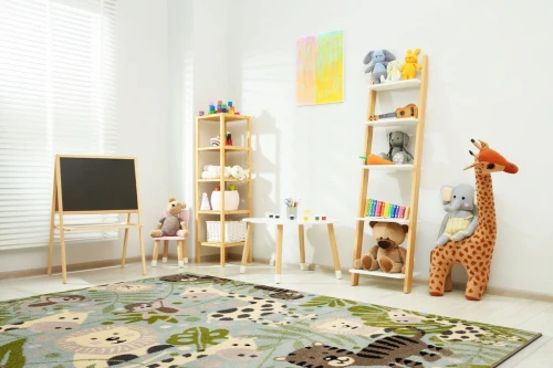 Dywan dziecięcy FD Funky Top Jungla miętowy aranżacja