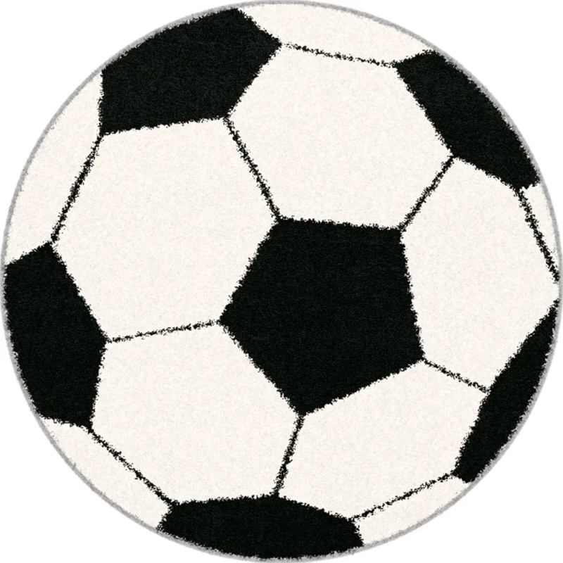 Dywan okrągły dla dzieci FD Funky Top Kik krem