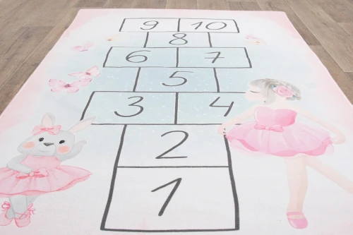 Dywan dla dzieci Kids KM048 klasy rzut z góry