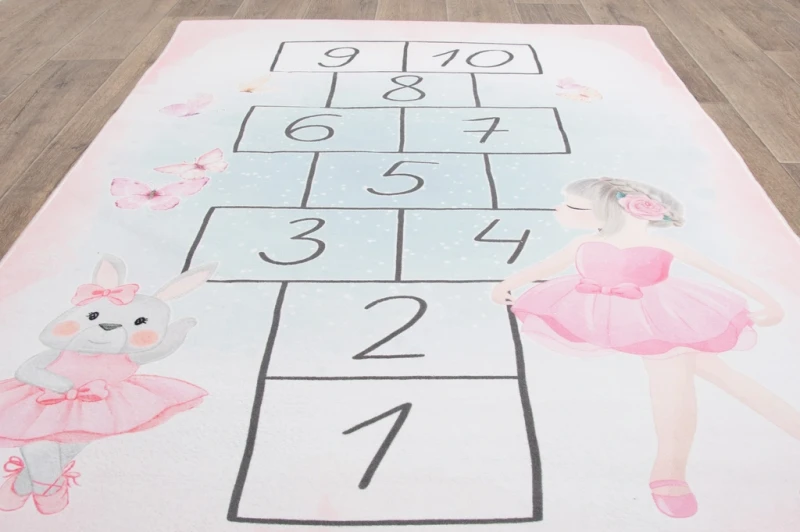 Dywan dla dzieci Kids KM048 klasy rzut z góry