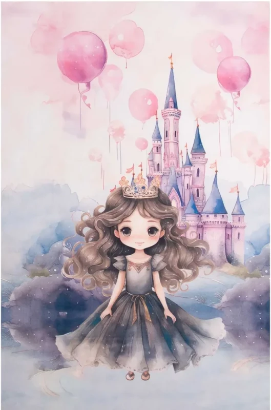 Dywan dla dzieci Kids KM023 księżniczka