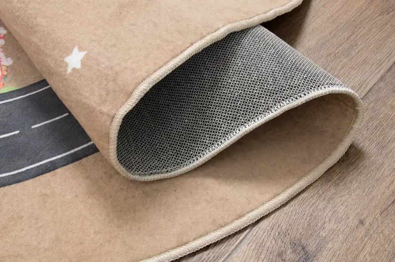 Dywan dla dzieci owal Kids KM046 tor wyścigowy spód