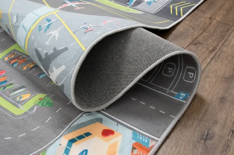 Dywan dla dzieci Kids KM001 lotnisko spód