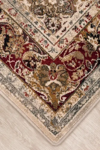 Dywan wełniany klasyczny Dywilan Polonia Kordoba jasny rubin obszycie