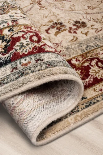 Dywan wełniany klasyczny Dywilan Polonia Kordoba jasny rubin spód