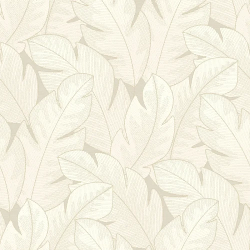 Tapeta botaniczna duże liście Casadeco Vegetals 201291111 Yuto.webp