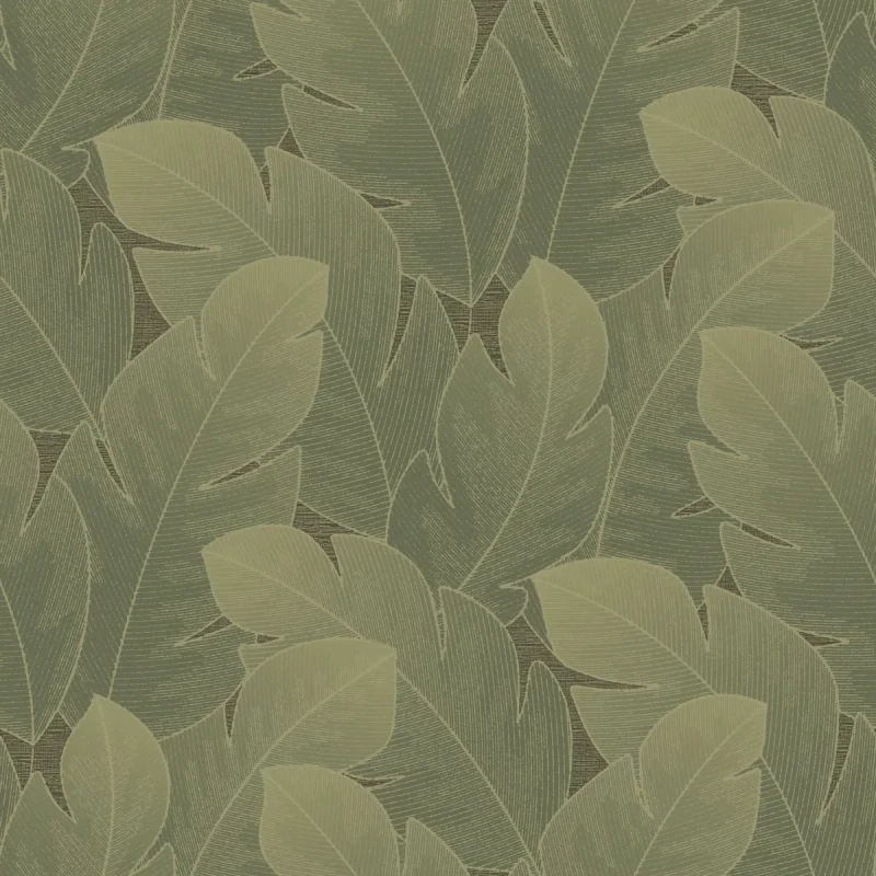 Tapeta botaniczna duże liście Casadeco Vegetals 201297606 Yuto.webp
