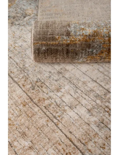 Dywan nowoczesny Country przecierka beżowo-brązowa runo