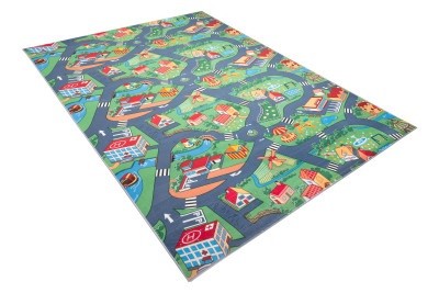 Dywan dla dzieci B-601 Flannel Printed - rzut z boku