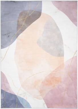 Dywan nowoczesny abstrakcja C-004 Flannel Printed