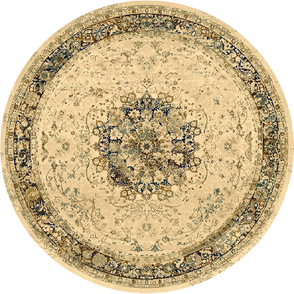 Dywan wełniany okrągły Dywilan Polonia Kordoba 25 sepia