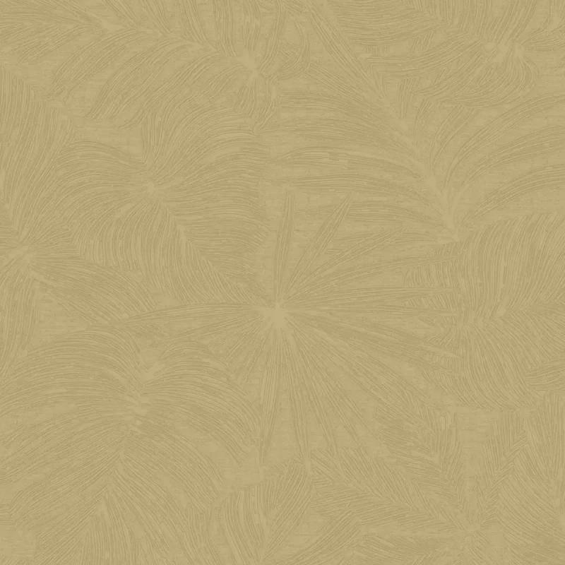 Złota tapeta w liście monstery Casadeco Vegetals 86432343 Granada.webp