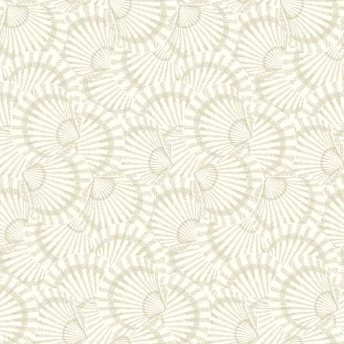 Tapeta art deco muszle Casadeco Seaside 201481111 Saint Malo