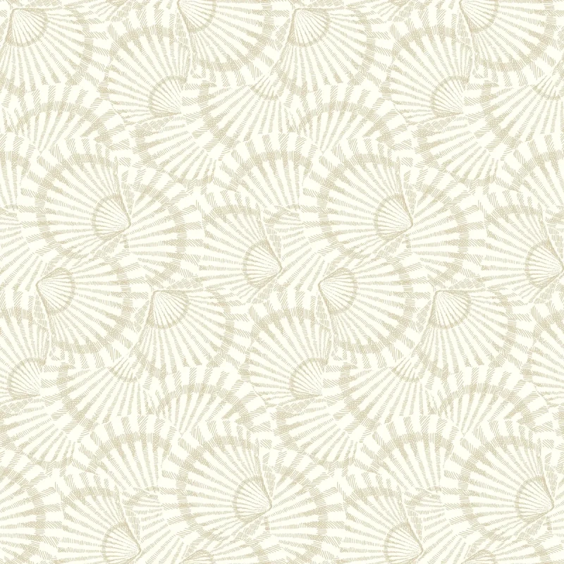 Tapeta art deco muszle Casadeco Seaside 201481111 Saint Malo