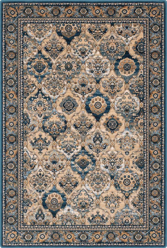 Dywan wełniany Agnella Isfahan Forenza kolor szmaragd_emerald rozmiar 1,60x2,40 m