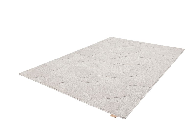 Dywan wełniany Agnella Ladnini Morphic Botanica jasny szary dywanywitek (6)