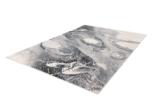 Dywan wełniany nowoczesny Agnella Isfahan Bellona jasny szary w rozmiarze 2x3 m - zdjęcie pod kątem