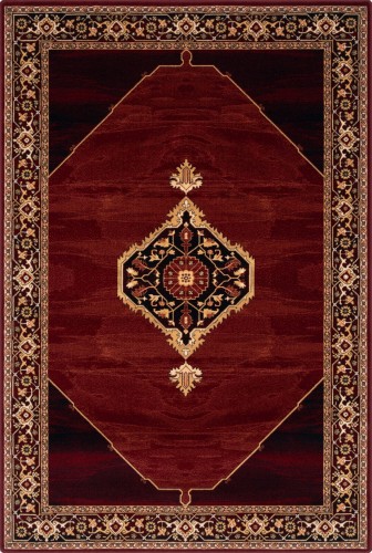 Dywan wełniany klasyczny Agnella Isfahan Uriasz kolor rubin