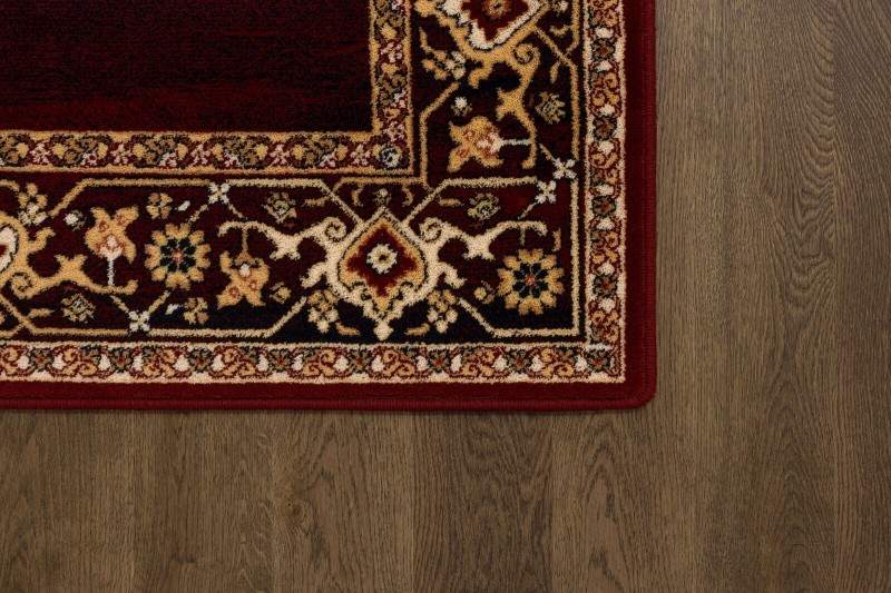 Róg dywanu Agnella Isfahan Uriasz kolor rubin