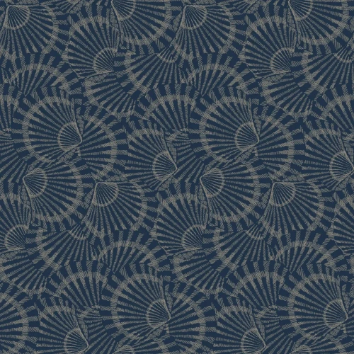 Tapeta w stylu art deco z motywem muszli Casadeco Seaside 201486909 Saint Malo