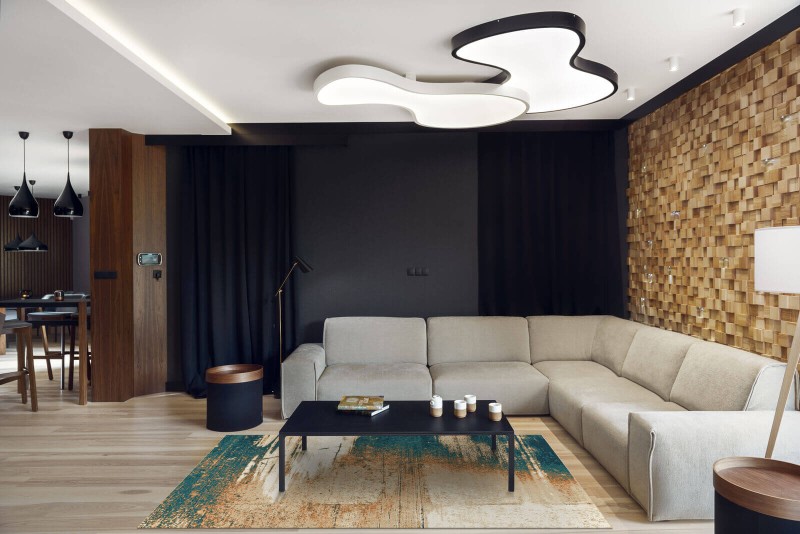 Dywan Agnella Isfahan ABRAZIO CIEMNY BEŻOWY wełniany 02.jpg