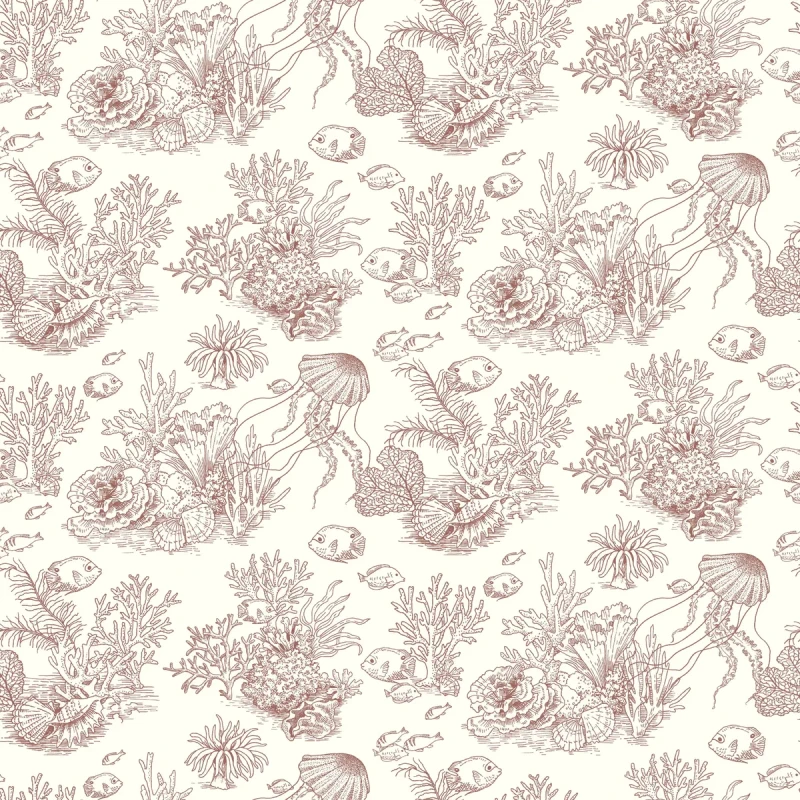 Tapeta z motywem rafy koralowej Casadeco Seaside 201478338 Cote Sauvage