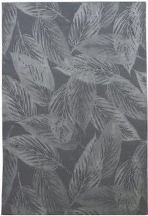 Dywan nowoczesny w liście Zurich 1925 szary