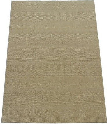 Dywan nowoczesny geometria Zurich 1901 żółty - rzut ukośny