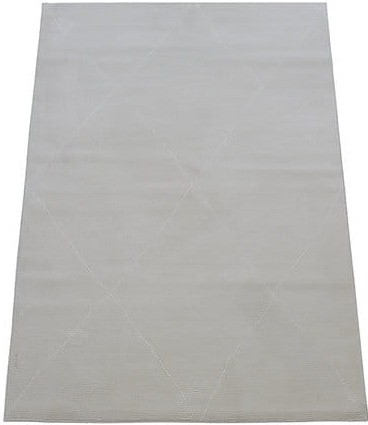 Dywan nowoczesny geometria Zurich 1903 kremowy - rzut ukośny